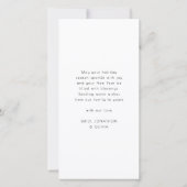 Collage 4 foto's fotostrip Kerstmis Feestdagenkaart (Achterkant)