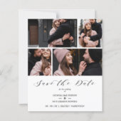 Collage 4 Photos Modern Couple Wedding (Voorkant)