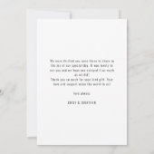 Collage 5 foto Passen getrouwd bruiloft Dank u Kaart (Achterkant)