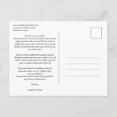 Collage 5 Foto's Covid19 Chic zijn ons gasthuwelij Briefkaart (Achterkant)