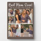 Collage 5 Photos Gift for Mother's Day Fotoplaat (voorkant)