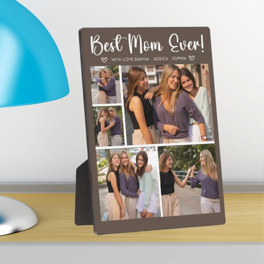 Collage 5 Photos Gift for Mother's Day Fotoplaat