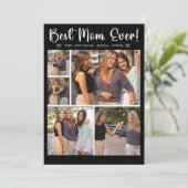 Collage 5 Photos Gift for Mother's Day Kaart (Staand voorkant)