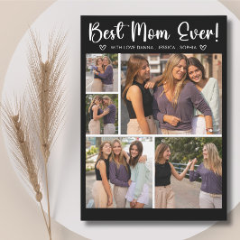Collage 5 Photos Gift for Mother's Day Kaart