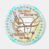 Collage aangepaste Chirurgische Verpleegmagneet Magneet (Voorkant)