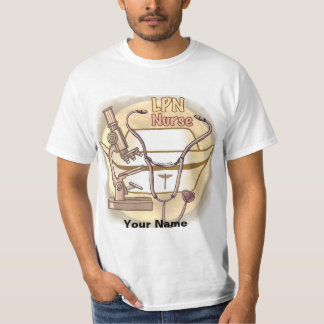 Collage aangepaste LPN verpleegkundige t-shirt