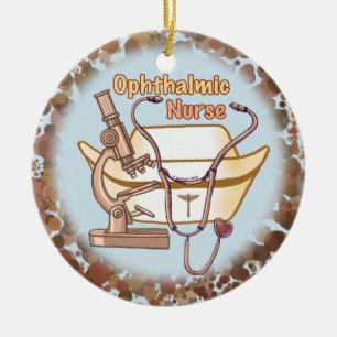 Collage aangepaste Ophthalmic Nurse ornament