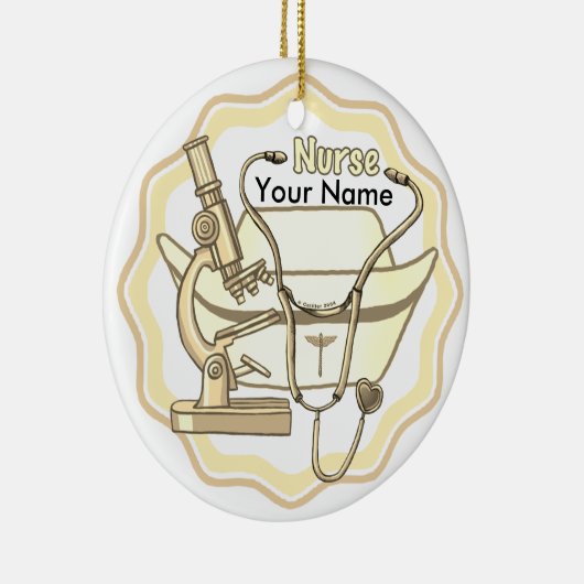 Collage aangepaste Verpleegkundige Ornament (Rechts)