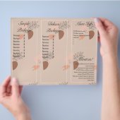 Collage Aardetinten Evenementenplanner Flyer (Hand)