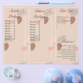 Collage Aardetinten Evenementenplanner Flyer (Enkel)