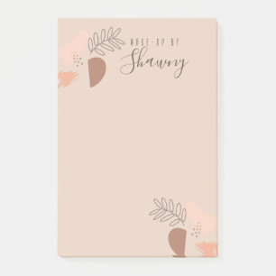 Collage Aardetinten Make-up Artiest Salon Schoonhe Post-it® Notes