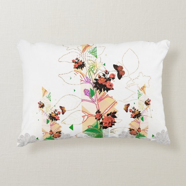 Collage  accent kussen (Voorkant)