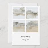 Collage Afbeelding Artiest Kaart Sjabloon (Voorkant)