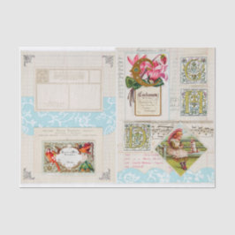 collage-afbeeldingen tissuepapier