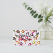 Collage afdrukken, uw zakelijke N... Visitekaartje (Staand voorkant)