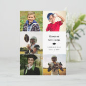 Collage Afstudeerder Foto Aankondiging (Staand voorkant)