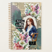 Collage Art August, Gladiolus Planner (Voorkant)