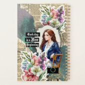 Collage Art August, Gladiolus Planner (Achterkant)