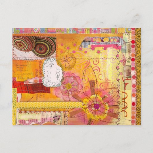 Collage Art Briefkaart (Voorkant)