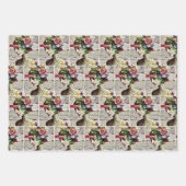 Collage Art |  dames met typografie Inpakpapier Vel (Voorkant 3)