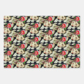 Collage Art |  dames met typografie Inpakpapier Vel (Voorkant)