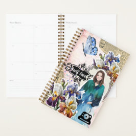 Collage Art February, Iris Planner