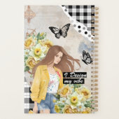 Collage Art March, Daffodil Planner (Achterkant)