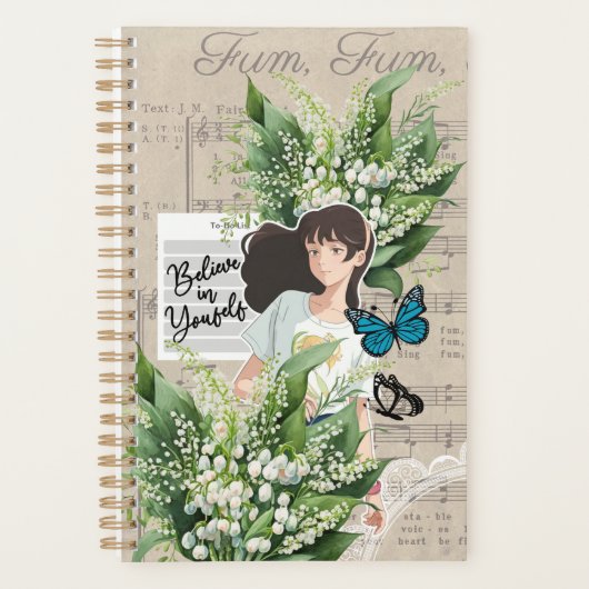 Collage Art May, Lily of the Valley Planner (Voorkant)