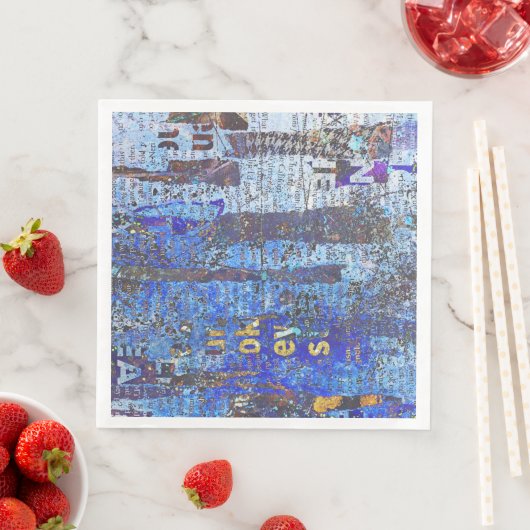 Collage Art Napkins of voor ontkoppeling Servet (Insitu)
