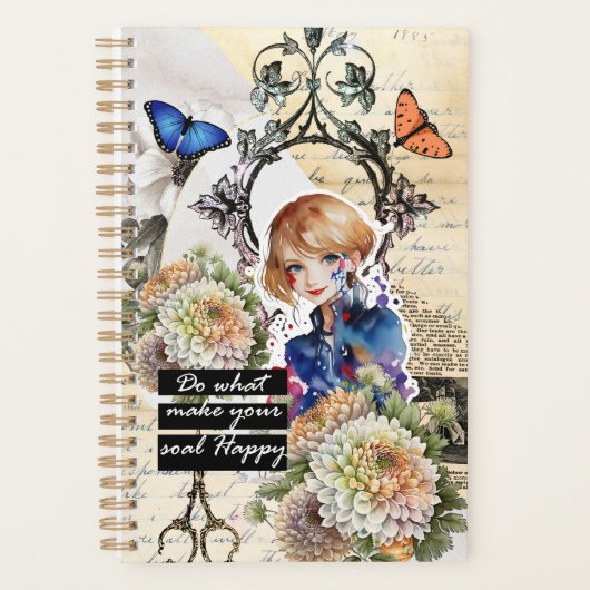 Collage Art November, Chrysanthemum Planner (Voorkant)