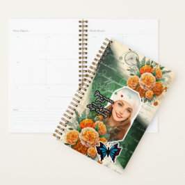 Collage Art October, Marigold Planner