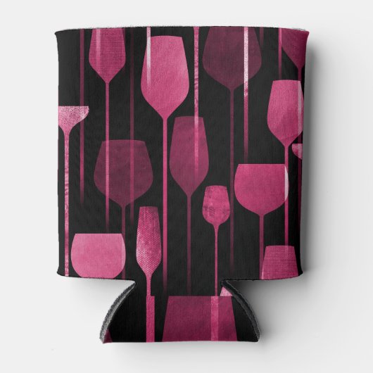 Collage Art: Partij Drink Patroon. Blikjeskoeler (Voorkant)