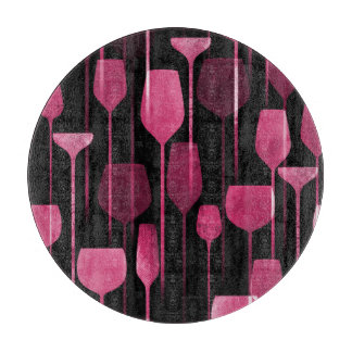 Collage Art: Partij Drink Patroon. Snijplank