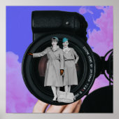 Collage Art Print "Vriendelijke luchten" (Voorkant)