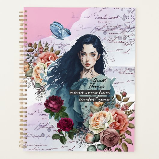 Collage Art Rose Planner (Voorkant)