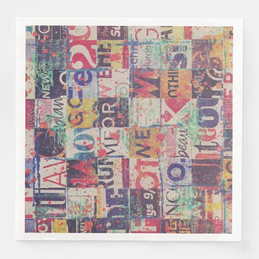 Collage Art servetten of Decoupage papier (Voorkant)