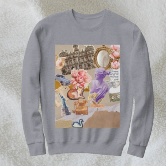  Collage Art Sweatshirt