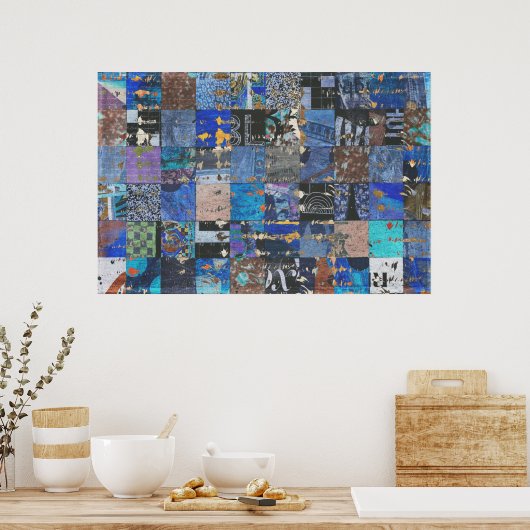 Collage Art Wall Poster (Keuken)