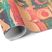 Collage Art Wrapping of Decoupage Papier (Rol Hoek)