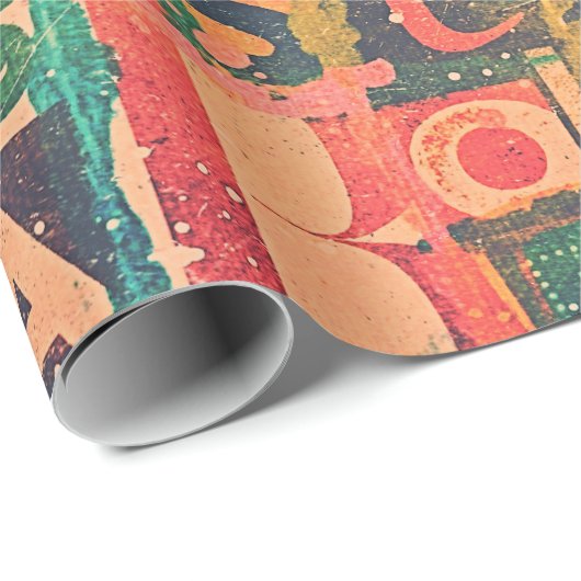 Collage Art Wrapping of Decoupage Papier (Rol Hoek)