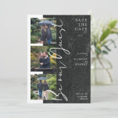 Collage Black & White Be Our Guest 3 Photo Couple (Staand voorkant)