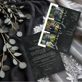 Collage Black & White Be Our Guest 3 Photo Couple