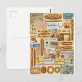 Collage boulangerie en kikkers briefkaart (Voorkant / Achterkant)