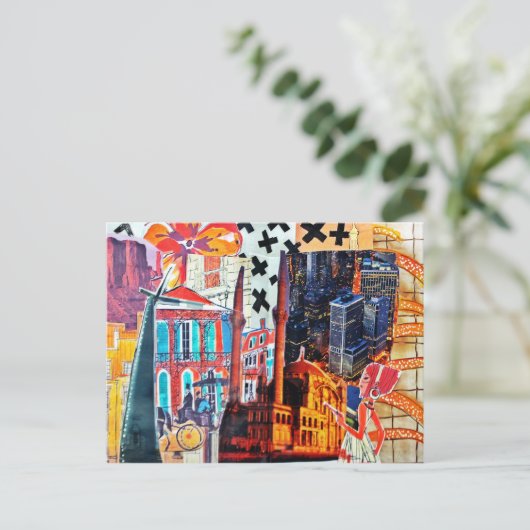 Collage Briefkaart (Staand voorkant)