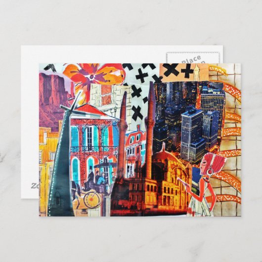 Collage Briefkaart (Voorkant / Achterkant)