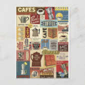 Collage café briefkaart (Voorkant)