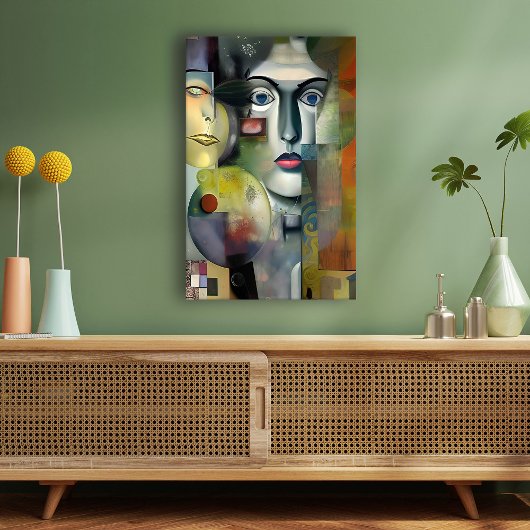 Collage Canvas Afdruk