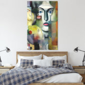 Collage Canvas Afdruk (Insitu (Slaapkamer))