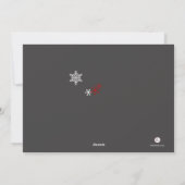 Collage Chalkboard-fotokaart Feestdagenkaart (Achterkant)