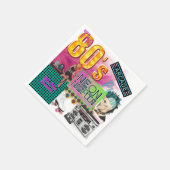 Collage Cocktail Napkin 80 jaar Servetten (Hoek)